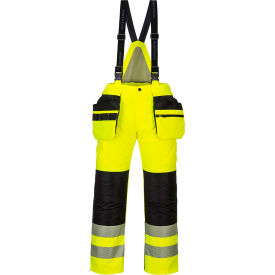 Portwest® Hi-Vis Premium Insulated Winter Bib S Yellow/Black PW351YBRS
