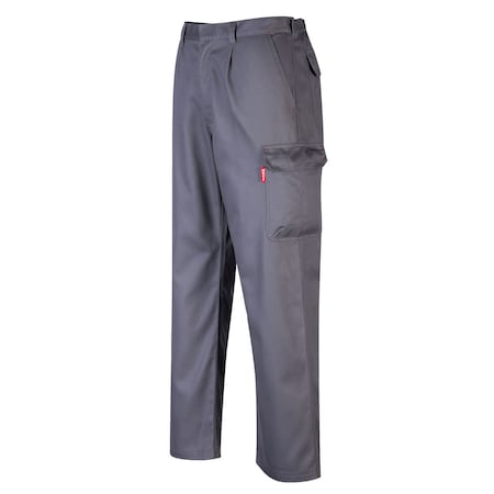 Flame Resistant Pants, 3XL, Gray, Bizweld MPN:BZ31