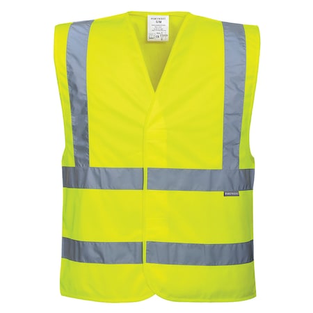 Hi-Vis Safety Vest 4XL/5XL Class 2, Hook & Loop MPN:C470