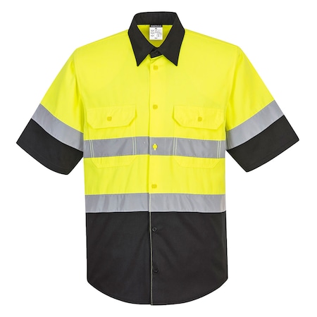 Hi-Vis Work Shirt S/S, 4XL MPN:E067