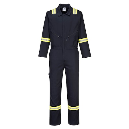 Iona Coverall, 100% Cotton, 5.5 oz, Xtra Enhanced, Navy, L MPN:F129