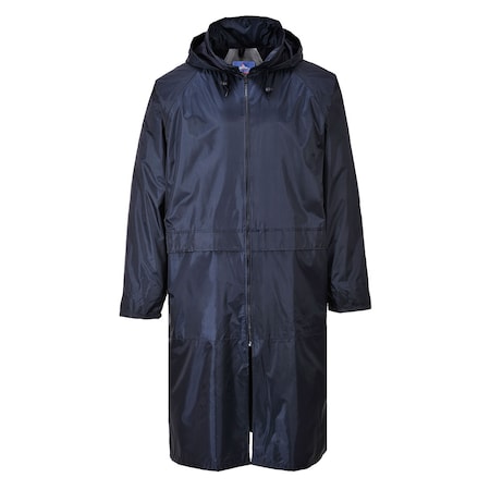 Rain Pants, 100% Polyester, PVC Coated, Elastic Closure, Black, Size XL MPN:S441