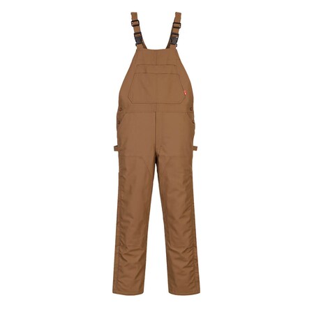 FR Duck Lined Overall, Bizflame Duck Shell, 90% Modacrylic 10% Aramid, Brown, 3XL MPN:UFR49