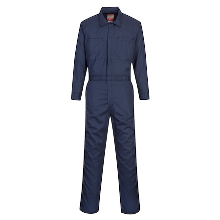 Classic FR Coverall, Bizflame 88/12 Fabric, Two-Way Zipper, Navy, 3XL MPN:UFR87