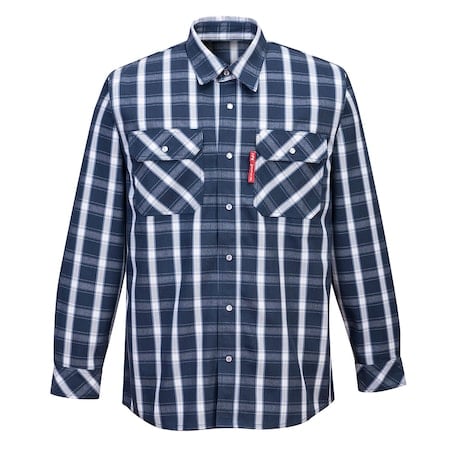 Men FR Plaid Shirt, Button, Bizflame 88/12 Large MPN:UFR97