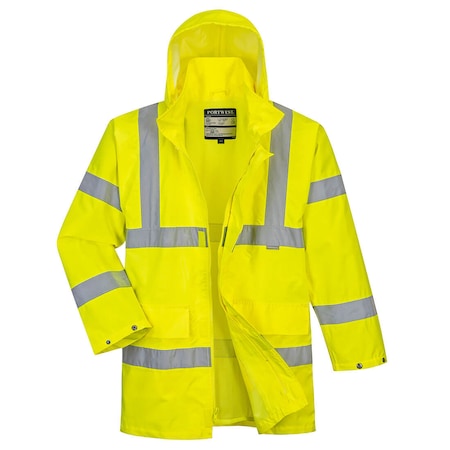 Lite Traffic Jacket, 100% Polyester, Yellow, S MPN:US160