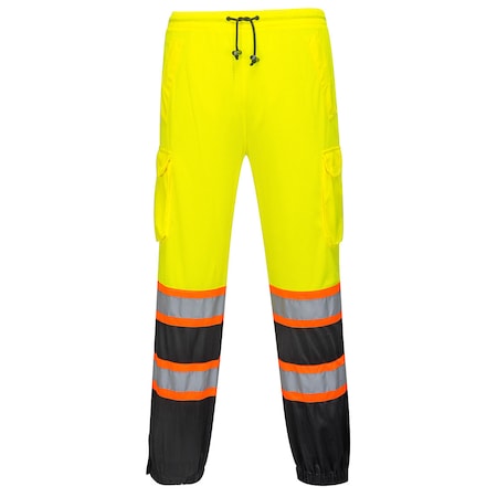 Two-Tone Mesh Over Pants, XX/3X, 2XL/3XL, Yellow/Black, 100% Polyester MPN:US388