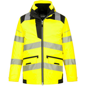 Portwest® Hi-Vis Breathable 5-In-1 Jacket ANSI Class 3 M Yellow/Black PW367YBRM