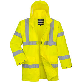 Portwest® Hi-Vis Light Rain Jacket ANSI Class 3 6XL Yellow US160YER6XL