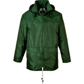 Portwest® Classic Rain Jacket with Hood 4XL Olive Green US440OGR4XL