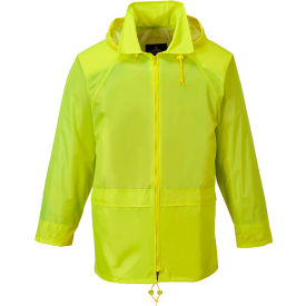 Portwest® Classic Rain Jacket with Hood S Yellow US440YERS