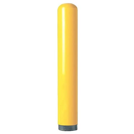 Bollard, Fixed, Dome, Steel, Yellow, 60 lb. MPN:ENC-PC5.542