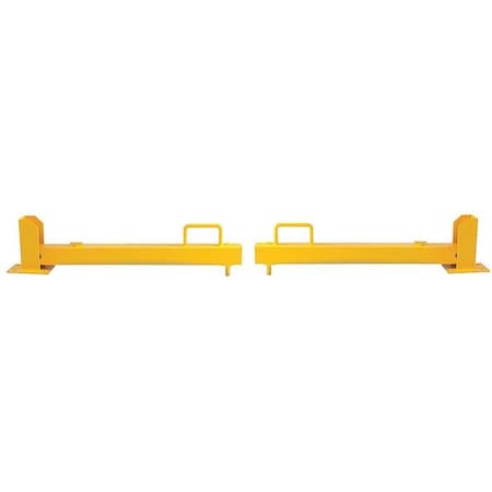 Door Protectors, Steel, Yellow, PR MPN:FDBL-36YL