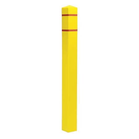 Post Sleeve, 4-1/2x4-1/2 In, 55In H, Yellow MPN:SQ455YR