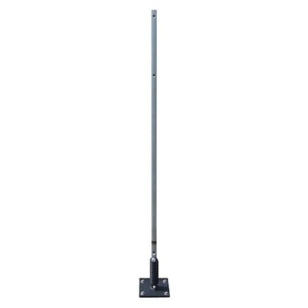 Flexible Sign Post with Base, Spring Based, Galvanized Steel 78