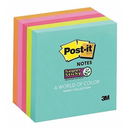 Notes, Post-It, Sprstck, Miami, PK5 MPN:6545SSMIA