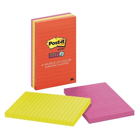 Pads in Playful Primary Collection Colors, Note Ruled, 4