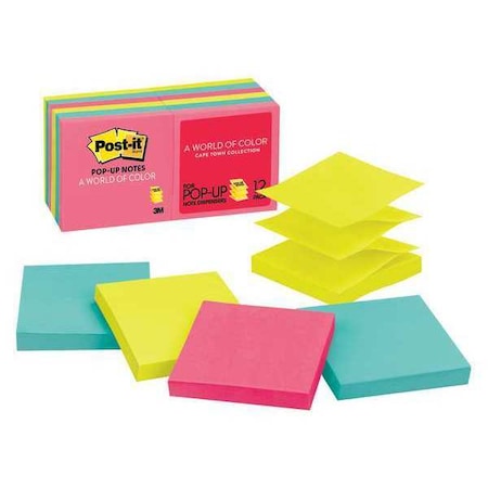 Pop-up Sticky Notes, 3x3 In., PK12 MPN:R330-12AN