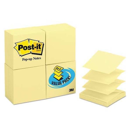Pad, Pop-Up, Note, Yellow, PK24 MPN:R33024VAD