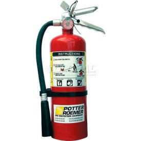 Potter-Roemer Fire Extinguisher 10 lb ABC Dry Chemical Red 5x20 3010*****##*
