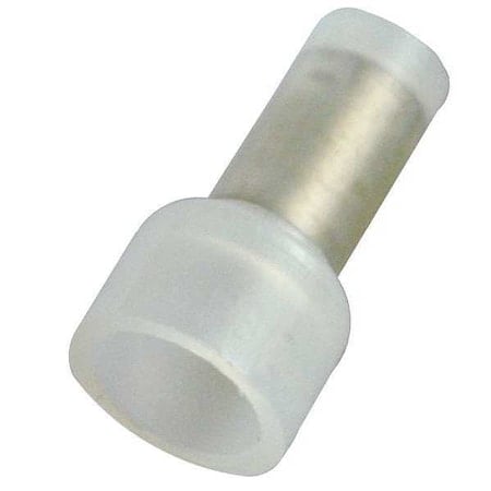 Crimp Wire Connector, 16 AWG Max, Clear, Nylon Insulation, 600 V, 100 PK MPN:4FRH1