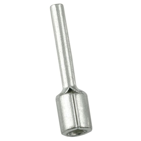 Pin Terminal, 14 AWG, 600 V, Bare Insulated, Bare, Crimp Termination Only, 100 PK MPN:5UGP7