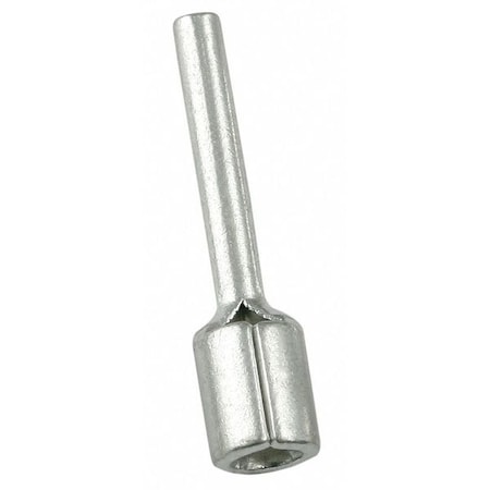 Pin Terminal, 10 AWG, 600 V, Bare Insulated, Bare, Crimp Termination Only, 50 PK MPN:5UGP8