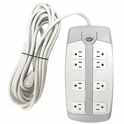 Surge Protector Outlet Strip White MPN:52NY53