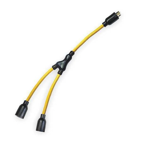 Cord Adapter, L5-30P, 3 ft., Yellow MPN:4FZZ2