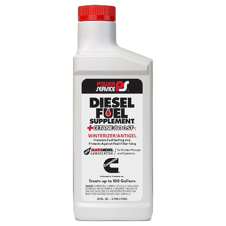 Diesel Fuel Supplement Plus Cetane Boost, Cetane, 26 oz, Bottle MPN:1026-12