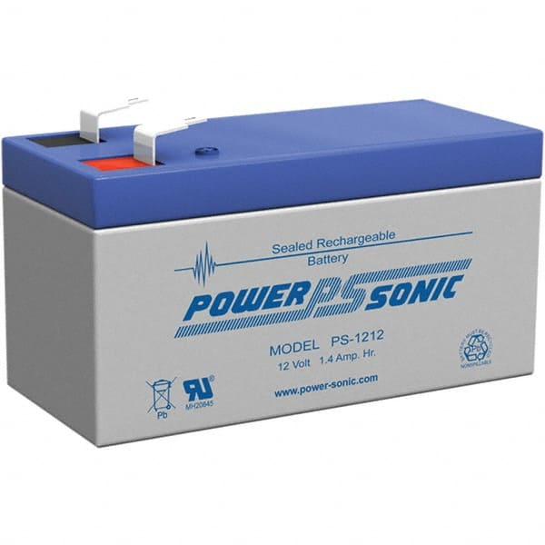 Rechargeable Lead Battery: 12V, Quick-Disconnect Terminal MPN:PS-1212F1
