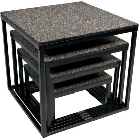 Power Systems Premium Power-Plyo Exercise Boxes - 4-Piece Set - Black 20610