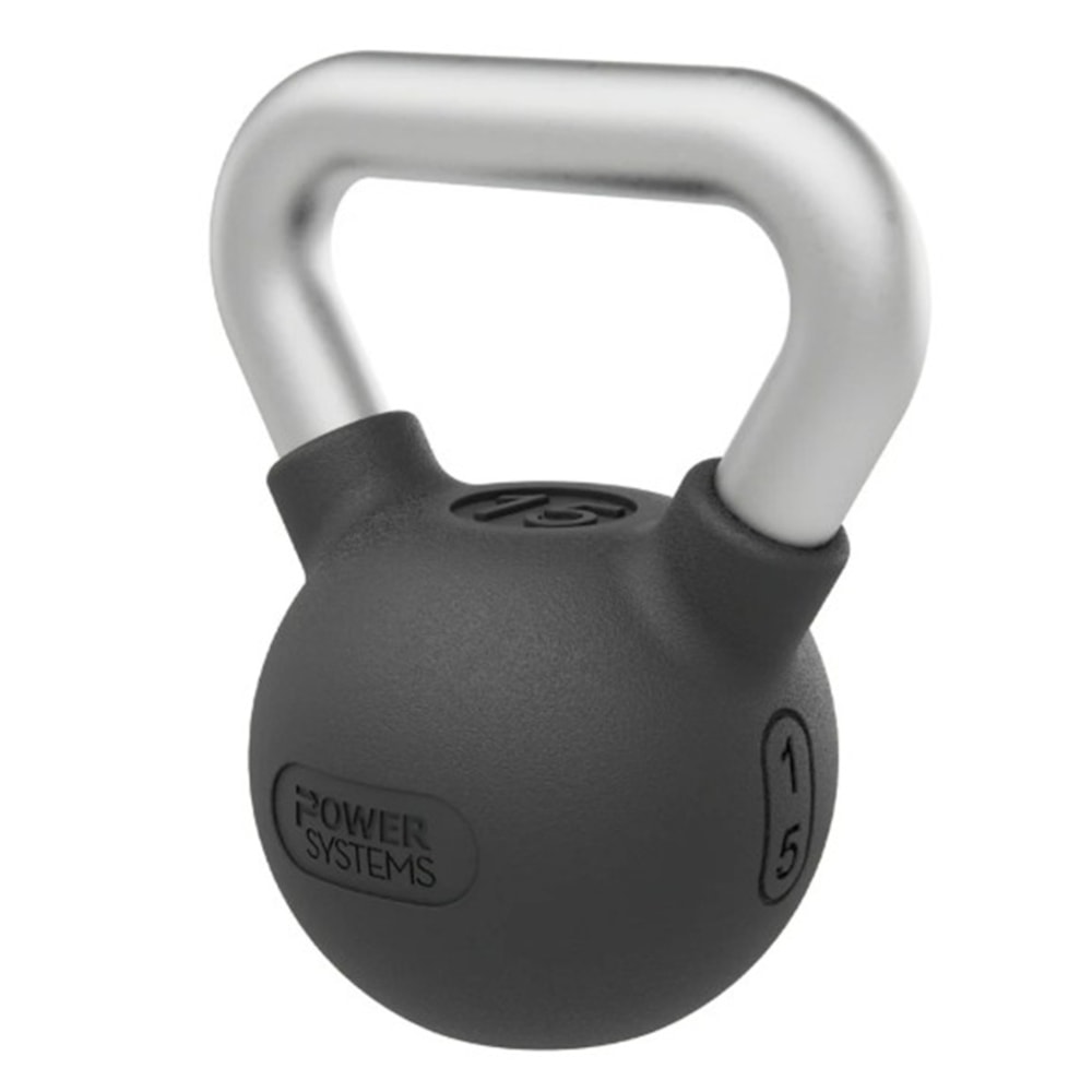 Power Systems Elite Series Kettlebell, 15 Lb, Black, Total Qty 1 MPN:22901