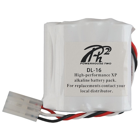 BatteryPack.6 Cell, 9 V, Kaba MPN:DL-16