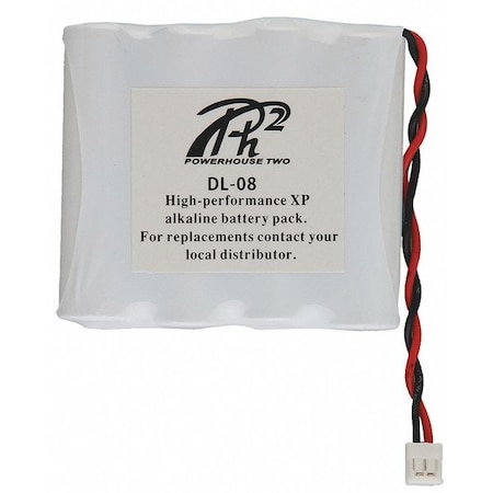 BatteryPack, 4 Cell, 6 V, Saflok MPN:DL-8