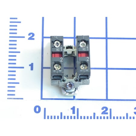 Contact Blocks, Contact Block 2 N.C. MPN:0961-0296