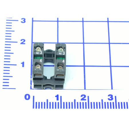 Contact Blocks, Contact Block W/Base 2 N MPN:0961-0343
