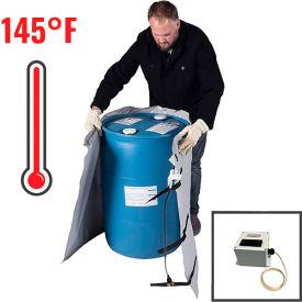 Powerblanket® Xtreme Connect Insulated PRO Model Drum Heater For 55 Gal. Cap. 145°F 120V BH55CONNECTG
