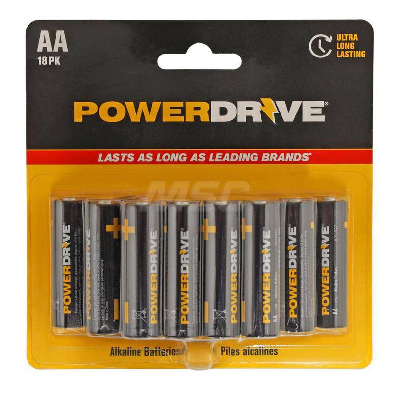 Standard Battery: Size AA, Alkaline MPN:LDR618PK
