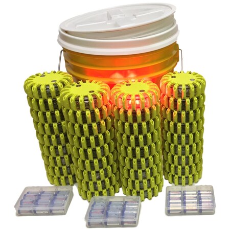 Bucket, 36, Red Lt, Ylw Shell MPN:BUCKET36-R-Y