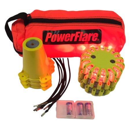 Cone Kit, Softpack, 3, Red Lt, Ylw Shell MPN:CKT-SP3-R-Y