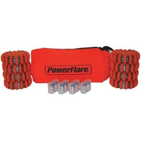 LED Road Flare, Orange (Bag), Red/Amber (LED), Orange (Shell), 4 in Length MPN:SP8O-RA-O