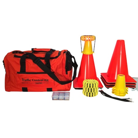 Traffc Ctrl Kt, 4, Red Lt, Ylw Shell MPN:TCK4-R-Y