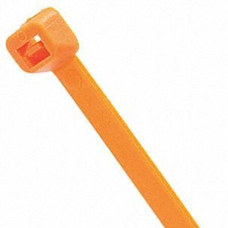 Cable Tie, 7-1/2 in L, 1-3/4 in Max Bundle Dia., Orange, Nylon 6/6, 50 lb Strength MPN:GRP-750OR