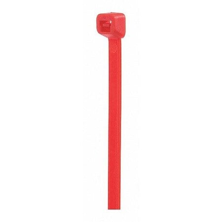 Cable Tie, 8 in L, 2 in Max Bundle Dia., Red, Nylon 6/6, 40 lb Strength MPN:GRP-840RD