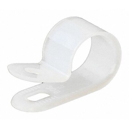 Cable Clamp, Nylon 6/6, 1/2 in Bundle Dia., Natural MPN:GRP-CH5N