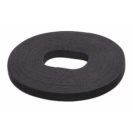 Cable Tie, 75 ft L, Black, Polyester, Polyethylene, 3 lb Strength MPN:GRP-VR7575B