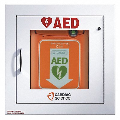 Recessed AED Cabinet White SS Material MPN:50-00400-10