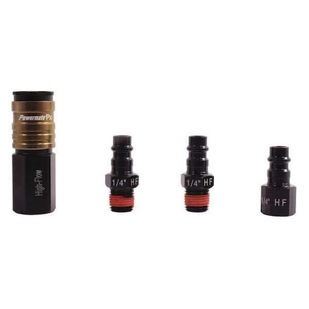 High-Flow Quick Connect Coupler, Female, Aluminum MPN:P036-0140SP
