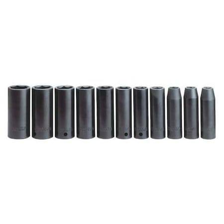 Impact Socket 12pc Set, 1/2in. MPN:024-0086CT
